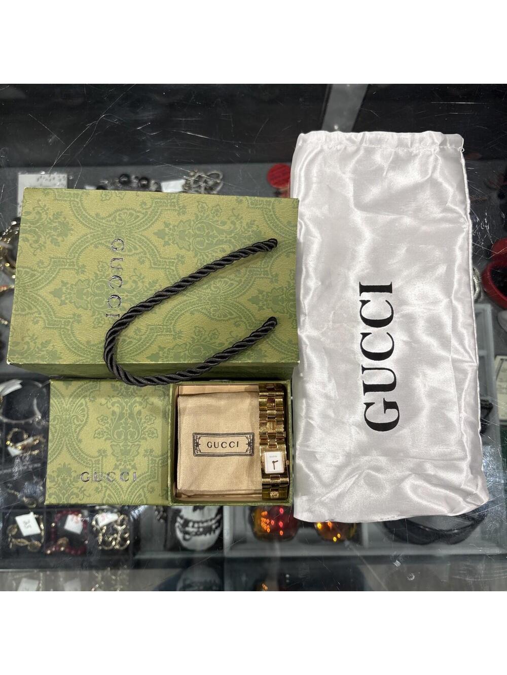 Woman’s Gucci Gold-Plated Square Women's Watch – 18mm Case